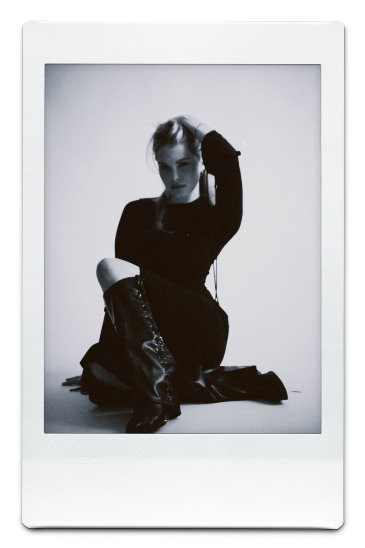 Black and white portrait of Maren Hoff