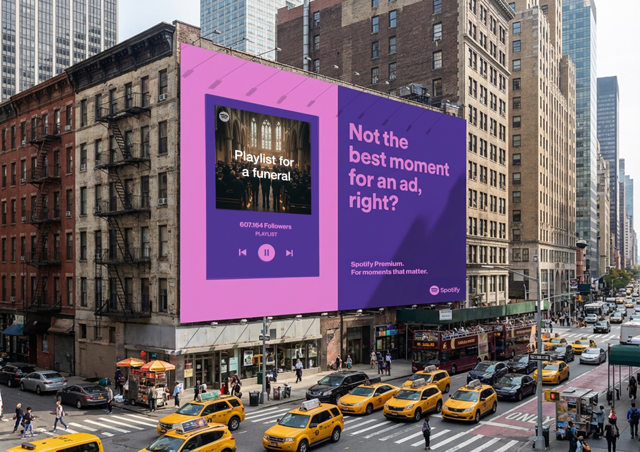 Spotify campaign billboard