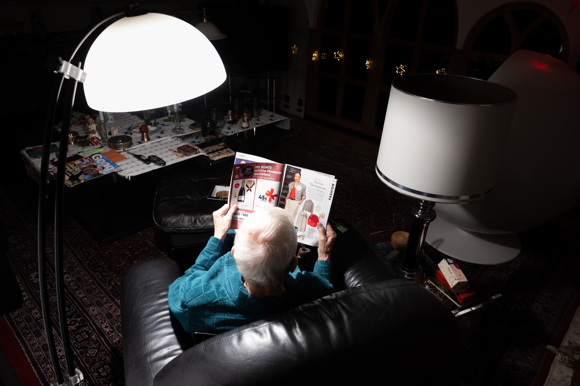 Interior portrait from When the world outside falls quiet